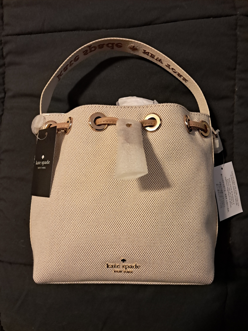 KATE SPADE New York Cross Body Canvas Purse "Kip" *BRAND NEW*